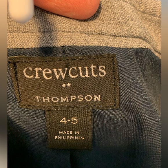 Crewcuts Thompson Grey Wool Suit Set - Picture 9 of 10